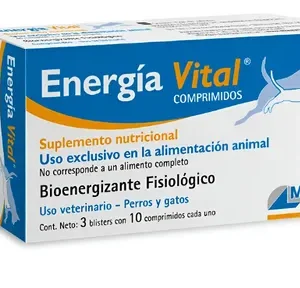 Energía Vital Suplemento 30 Comp Caninos Y Felinos