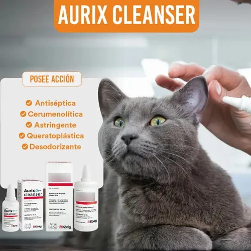 Aurix Cleanser Limpia Oidos Perros Gatox 30ml - Konig - Image 5