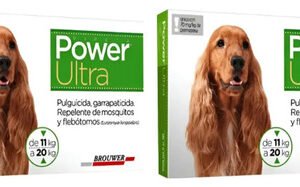 Pipeta Antipulgas Power Ultra 11 A 20 Kg X2 Unidades Verde