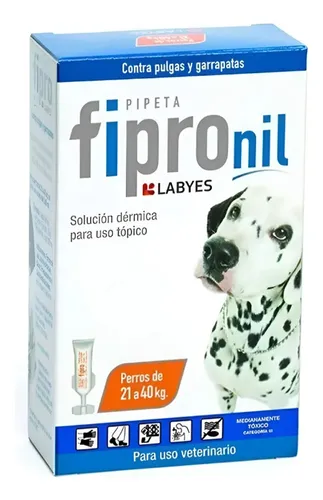 Pipeta Fipro Perros 20 A 40kg X5 Unidades Pulgas Garrapatas Blanco - Image 3