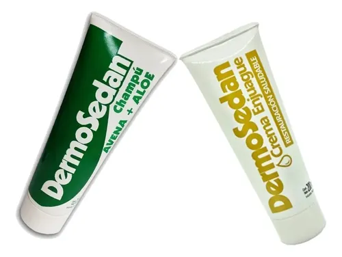 Shampoo Dermosedan Aloe Y Avena 200g + Crema Enjuague 200g Aloe Vera - Image 3
