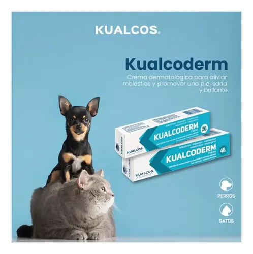 Kualcoderm Crema 20 G Perros Gatos Antimicotica Cicatrizante - Image 7