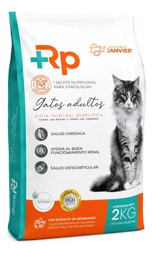 Alimento Rp Janvier Gato 2kg Salud Renal Cardiaco Articular