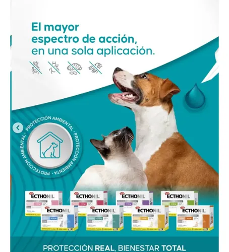 Ecthonil Pipeta Pulga Garrapata Control Ambiental Perro 2-5k Agua - Image 2