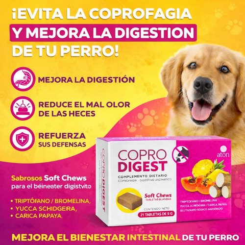 Complemento Dietario Coprofagia Coprodigest Comprimido Perro - Image 5