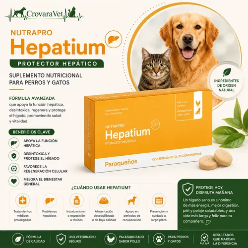 Nutrapro Hepatium Suplemento Protector Hepático Perros Gato - Image 5