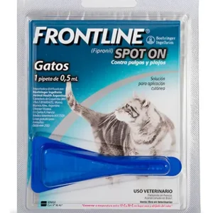 Pipeta Frontline Spot On Gatos Felinos 2 A 10 Kg Pulgas Azul Claro