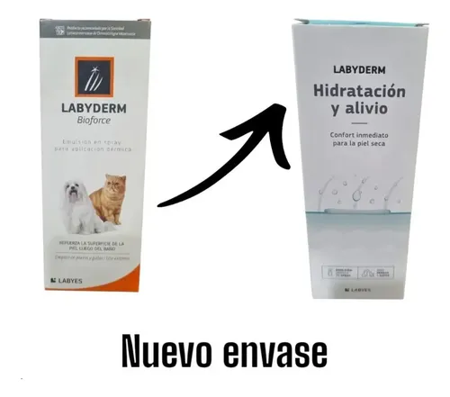 Labyderm Bioforce Emulsión Spray Para Perro Gato X 100 Ml Coco - Image 3