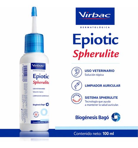 Epiotic Limpiador Auricular Oidos Otitis 100ml Perros Gatos Sin Aroma - Image 9