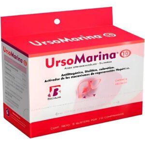 Suplemento Ácido Ursodesoxicólico Perros Gatos Bechlab Urso Marina 10 Comprimidos