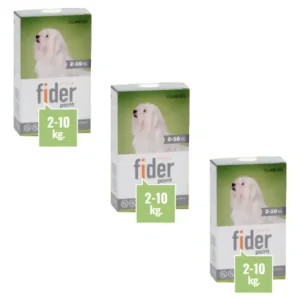 Pipeta Fider Point 2 A 10kg X3 Unid Perro Pulgas Garrapatas Verde Claro