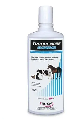 Shampoo Para Gatos Perros Vacas Caballos Tritohexidin 250 Ml N/a - Image 5