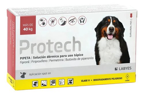 Pipeta Protech Perros +40 Kg Pulgas Garrapatas Mosquitos 40 A 60 - Image 4