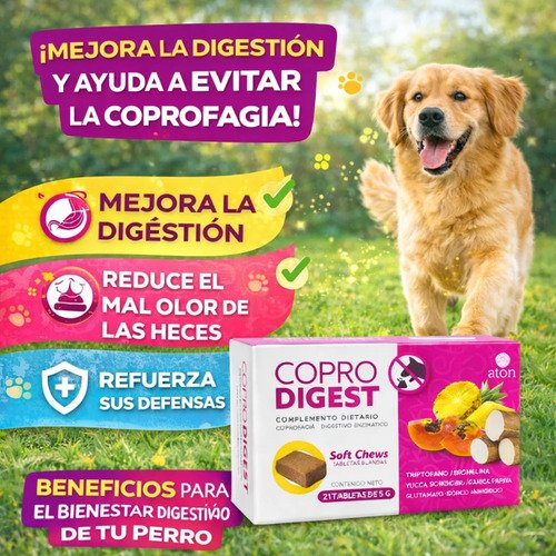 Complemento Dietario Coprofagia Coprodigest Comprimido Perro - Image 4