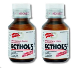 Ecthol 5 120ml X2uni Pulguicida Garrapaticida Ambiente Perro