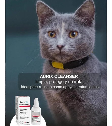Aurix Cleanser Limpia Oidos Perros Gatox 120ml - Konig - Image 7
