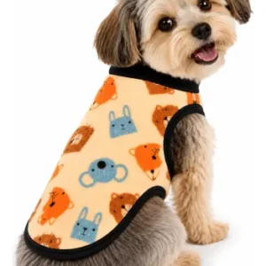 Ropa Friza Polar Reforzado Perros Gatos Talles 1 Al 12 Beige Ositos Talle 4