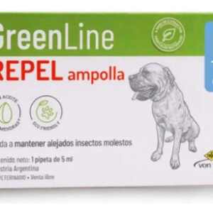 Greenline Pipeta Pulgas Garrapatas Mas 20kg Perros Blanco
