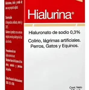 Colirio Lagrimas Artificiales Hialurina Para Perro Y Gato