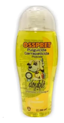 Shampoo Pulgas Y Garrapatas Perro Osspret Double X 250 Ml Manzana - Image 3