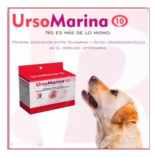 Ursomarina 10 Hepatoprotector Para Perros Y Gatos X50 Comp - Image 2