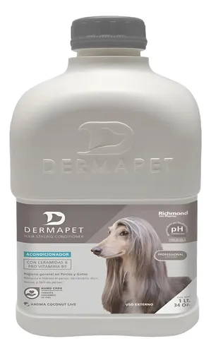 Dermapet Hair Styling 1lt Acondicionador Perro Hipoalergenic Sweet Clean