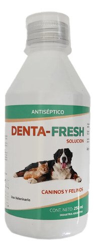 Denta Fresh Enjuague Bucal Higiene Perros Gatos 250ml Pollo
