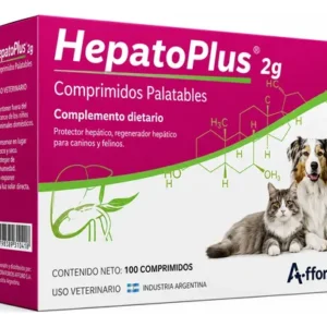 Hepatoplus Perro Gato 2gr X30 Comprimidos Protector Hepático