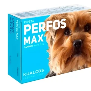 Pipeta Perfos Perros 2 A 5 Kg Pulgas Garrapatas Mosquitos Celeste
