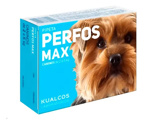 Pipeta Perfos Perros 2 A 5 Kg Pulgas Garrapatas Mosquitos Celeste