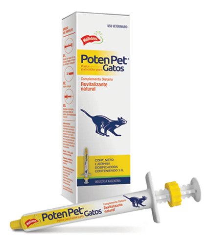 Poten Pet Pasta Gatos Suplemento Revitalizante Vitaminas 7gr