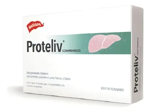 Proteliv, Protector Hepatico 21 Tab. Perro Y Gato, Holliday