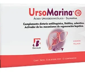 Ursomarina 10  Hepatoprotector Para Perros Y Gatos X50 Comp