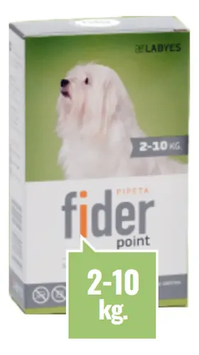 Pipeta Fider Point 2 A 10kg X5 Unid Perro Pulgas Garrapatas Verde - Image 2
