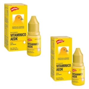 Vitamina Vitamínico Aedk A E D K Aves  Canarios 5ml X 2