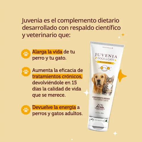 Juvenia Dogs & Cat Resveratrol Complemento Nutricional 150g - Image 3