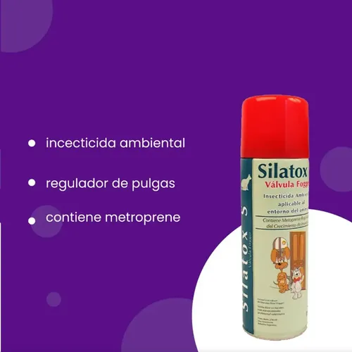 Silatox Fogger Aerosol 250ml Pulgas Pulguicida Ambiente - Image 2