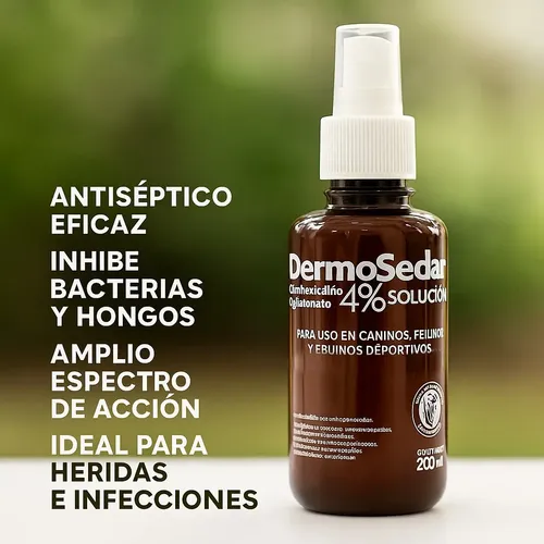 Dermosedan Clorhexidina Solución Spray Caninos Felinos 200ml - Image 5