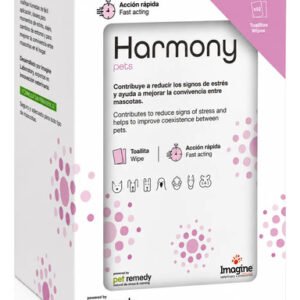 Harmony Toallitas Feromonas X12 Ansiedad Estrés Perros Gatos Blanco