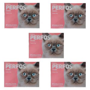Pipeta Perfos Gatos X5 Unidades Hasta 4kg Pulgas Mosquitos Rosa