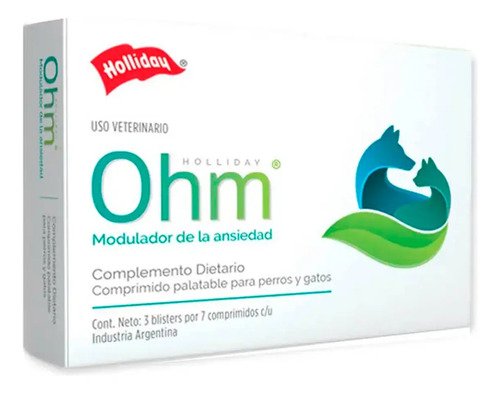 Ohm Perros Gatos Ansiedad X2 Unidades Comprimidos Palatables - Image 2