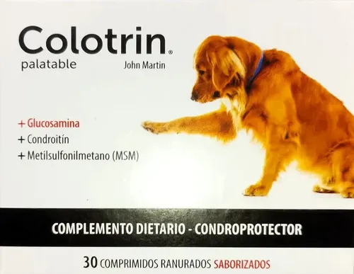 Colotrin Palatable X 30 Comp Condroprotector Perro Y Gato John Martin