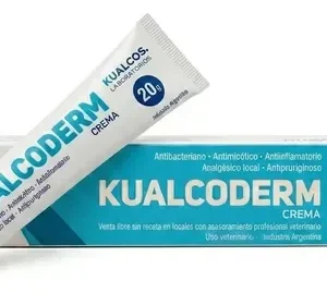 Kualcoderm Crema Perros Gatos Antimicotica Cicatrizante 20 G