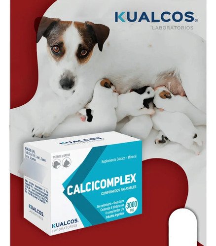 Calcicomplex 30 Comprimidos Suplemento De Calcio Perro Gato - Image 3
