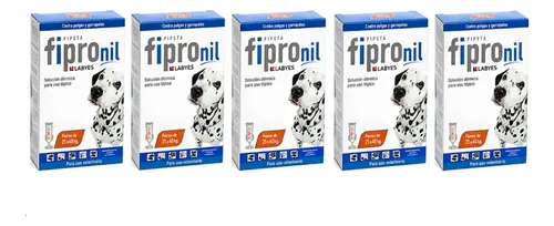 Pipeta Fipro Perros 20 A 40kg X5 Unidades Pulgas Garrapatas Blanco - Image 2