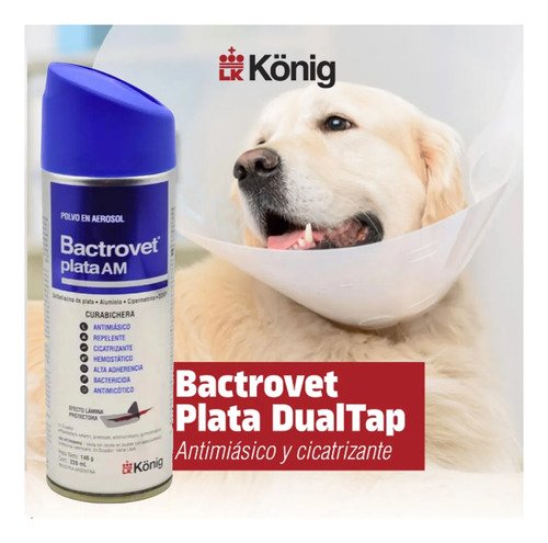 Curabichera Perros Cicatrizante Bactrovet Plata Am X 228ml - Image 4