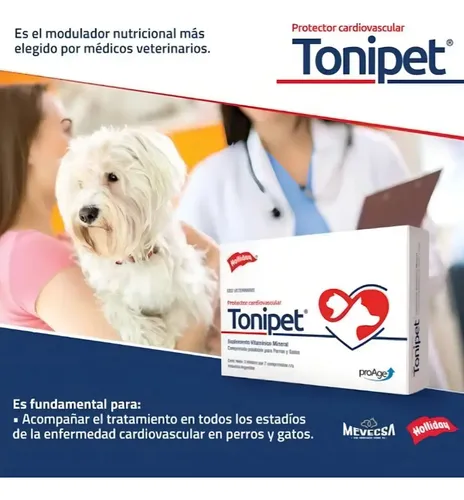 Tonipet Suplemento Cardíaco Perros Gatos Holliday X21 Comp - Image 2