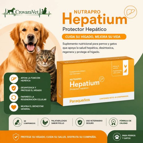 Nutrapro Hepatium Suplemento Protector Hepático Perros Gato - Image 3
