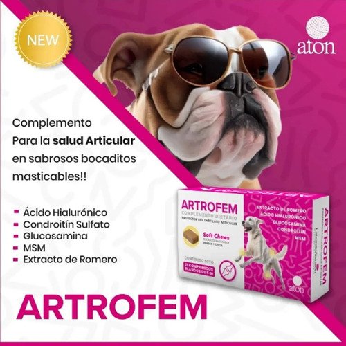 Artrofem Condroprotector Articulaciones Perro 21 Comprimidos - Image 2