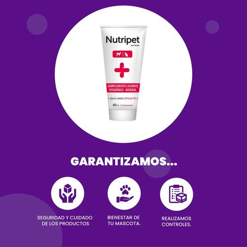 Suplemento Vitamínico Perros Y Gatos Nutripet Calórico 80g - Image 4